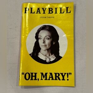Oh, Mary! Broadway Playbill Jane Krakowski Cheyenne Jackson November 2025